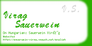 virag sauerwein business card